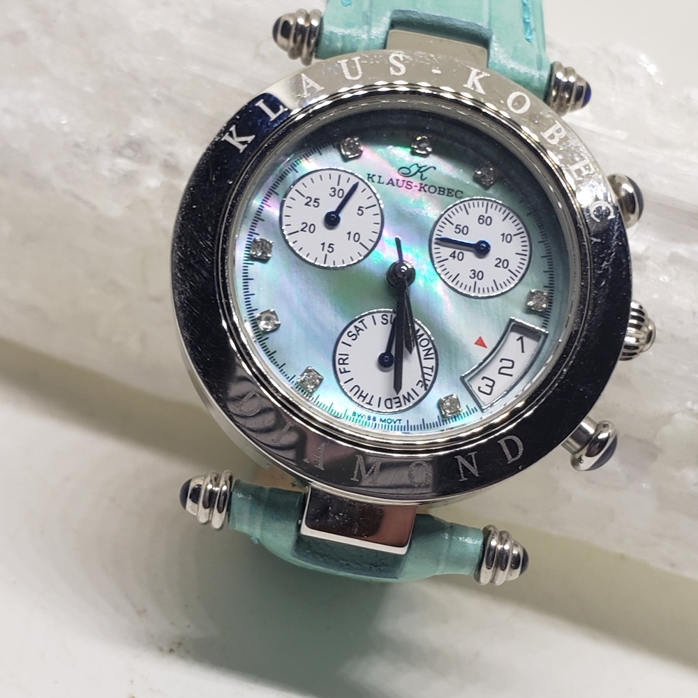 Klaus Kobec 8 diamond Absolutely stunning Kobec ladies watch timepiece